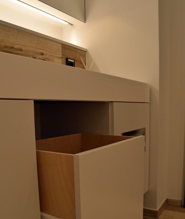 integrierter Auszug für Abfall